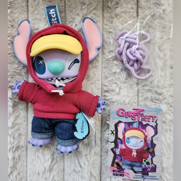 Miniso Gen Z Street Stitch Pendant Purse Bookbag Charm Bounce - Picture 3 of 5